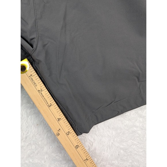 BYLT Shorts Mens L Gray Chino Premium Basic Lined 5.5" Inseam Casual Zip Pockets - Picture 5 of 12